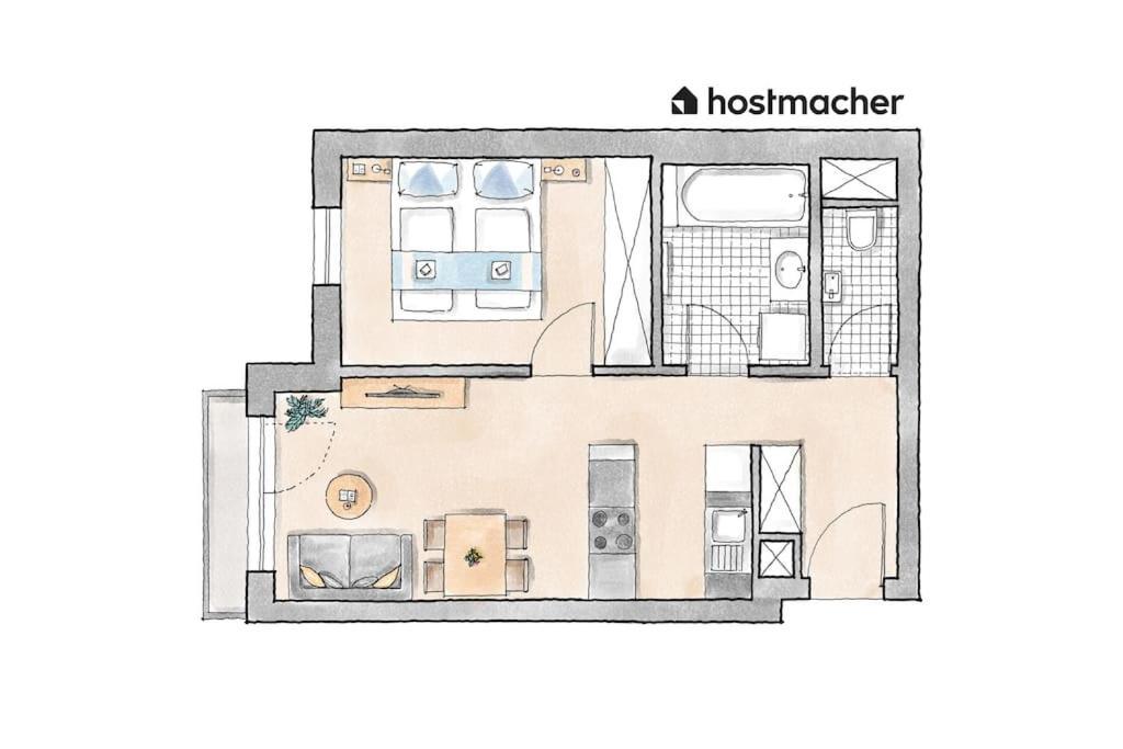 Urban 1Br Retreat, Easy City Link By Hm Vídeň Exteriér fotografie